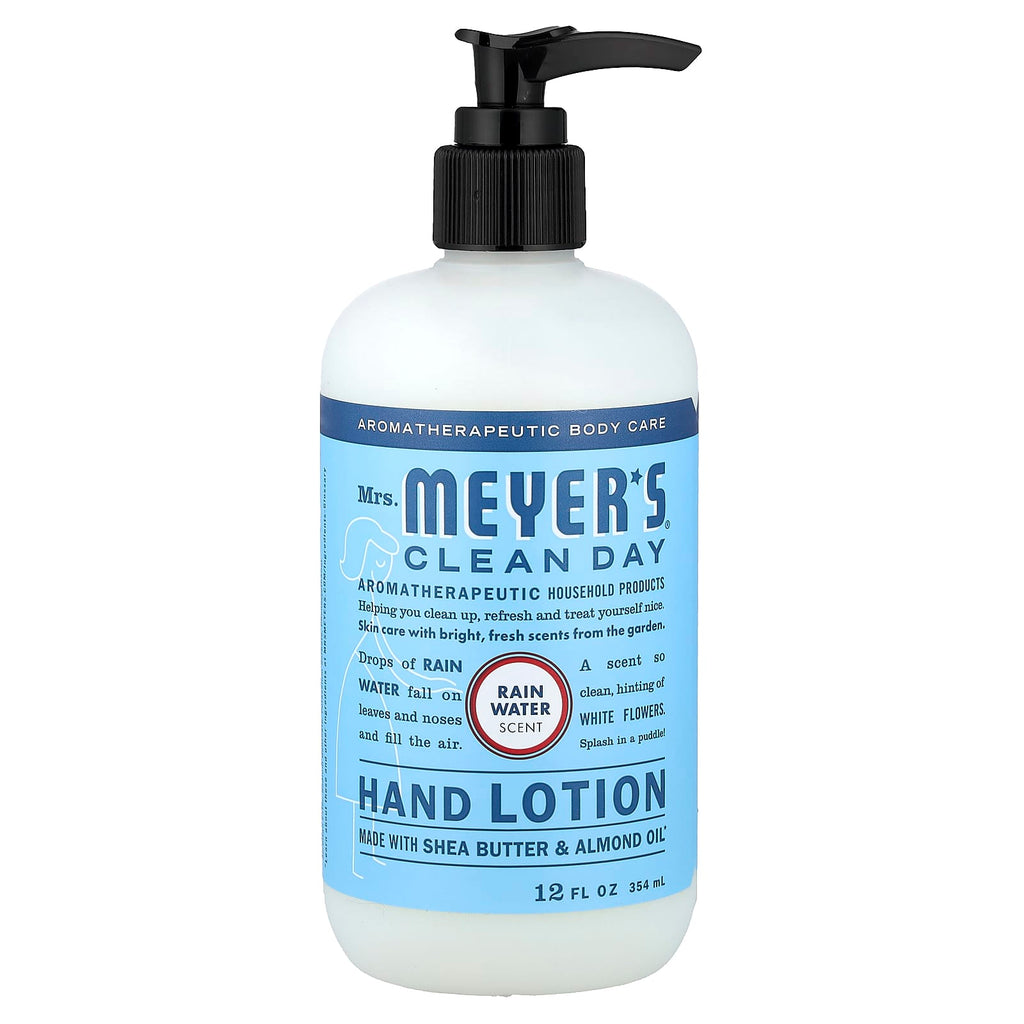 Mrs. Meyers Clean Day, Hand Lotion, Rain Water, 12 fl oz (354 ml)