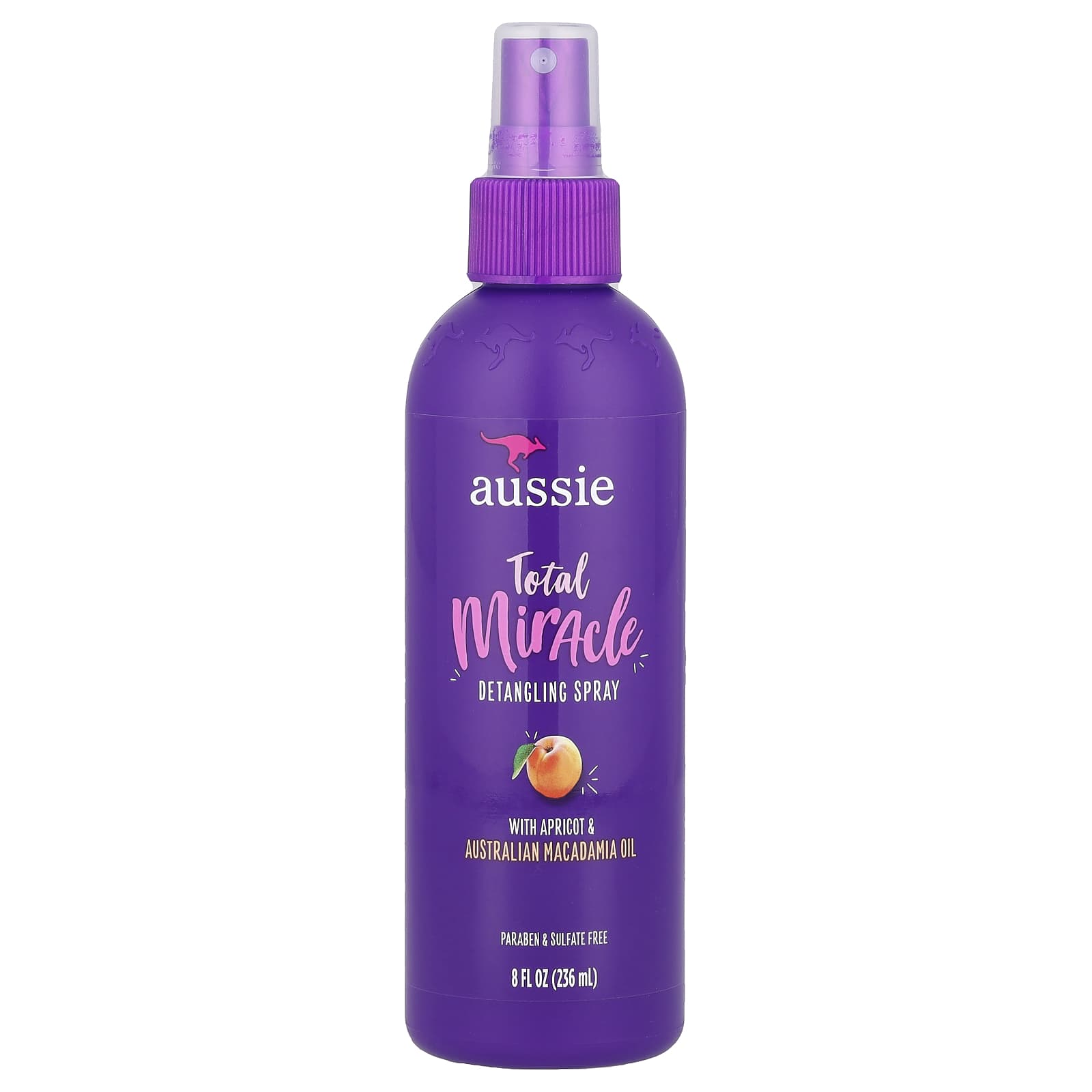 Aussie, Total Miracle, Detangling Spray with Apricot & Australian Macadamia Oil, 8 fl oz (236 ml)