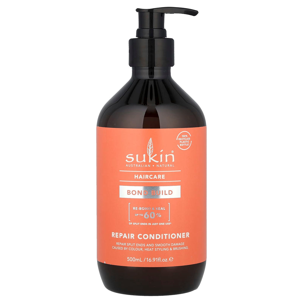 Sukin, Haircare, Bond Build, Repair Conditioner, 16.91 fl oz (500 ml)
