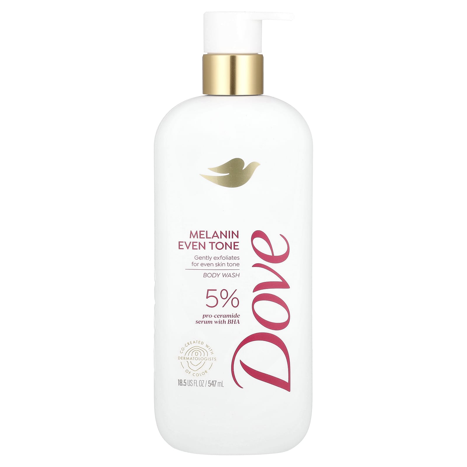 Dove, Melanin Even Tone Body Wash, 18.5 fl oz (547 ml)