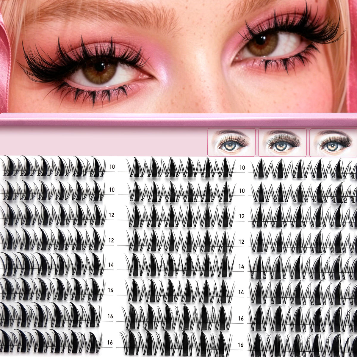 Eyelash Clusters