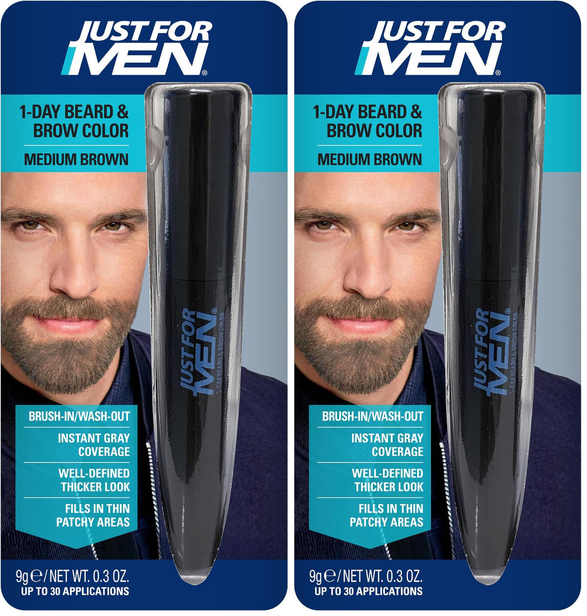 Just for Men 1-Day Beard & Brow Color Temporary Color