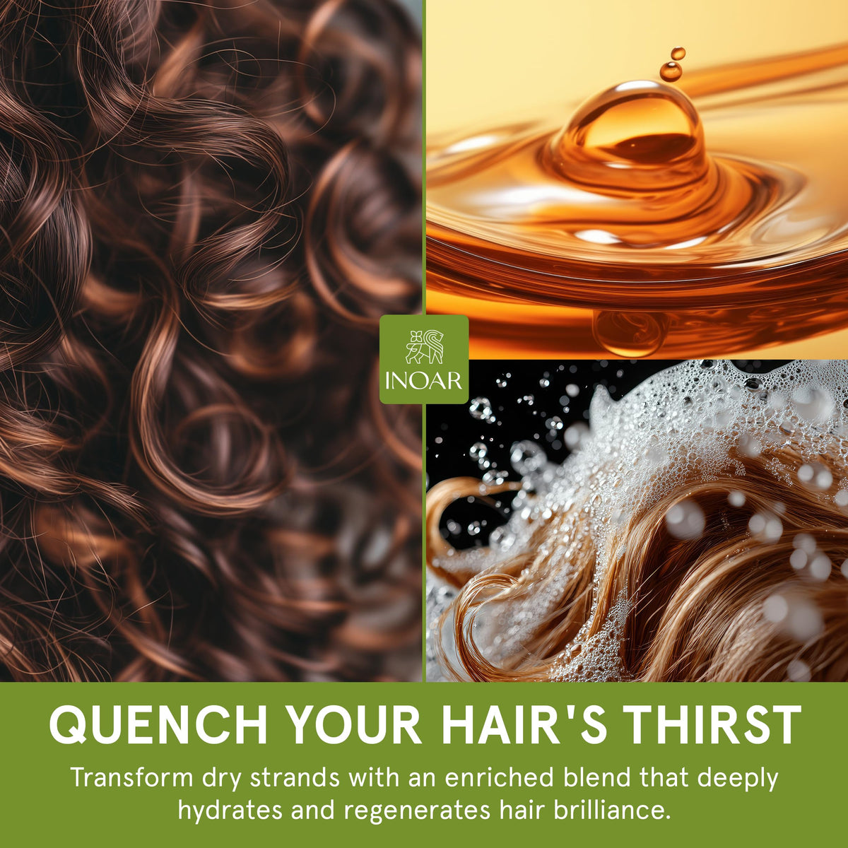 INOAR Blends Moisturizing Hair Mask with Vitamin C & Argan Oil