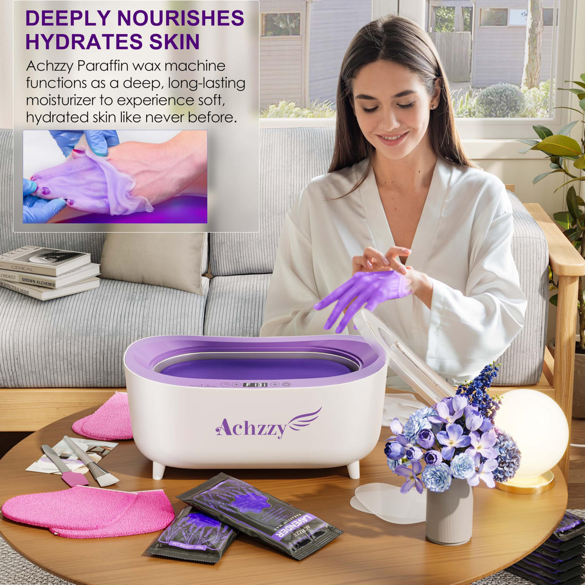 Achzzy 5000ml Paraffin Wax Warmer for Hands and Feet