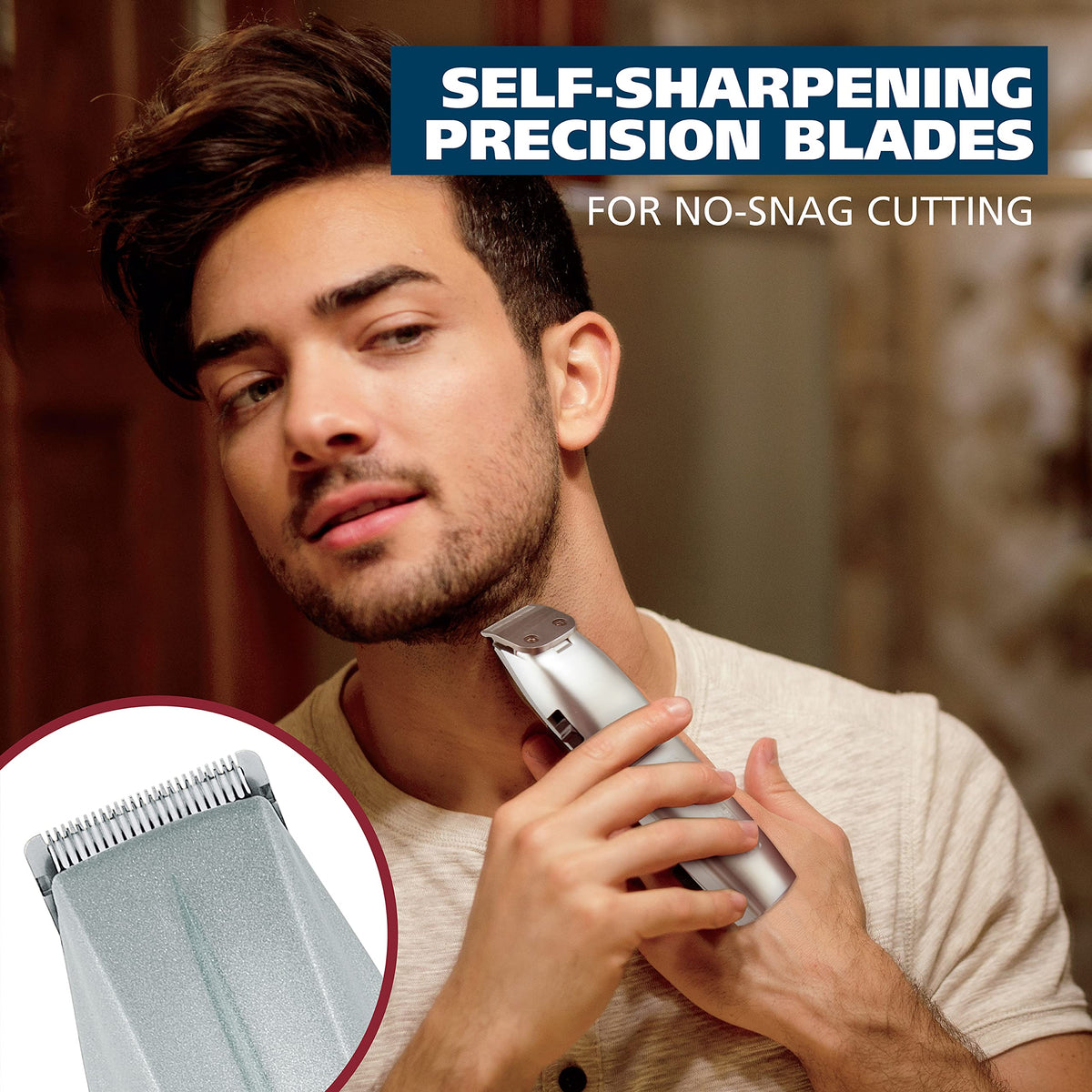 Wahl Battery-Operated Beard Trimmer Grooming Kit