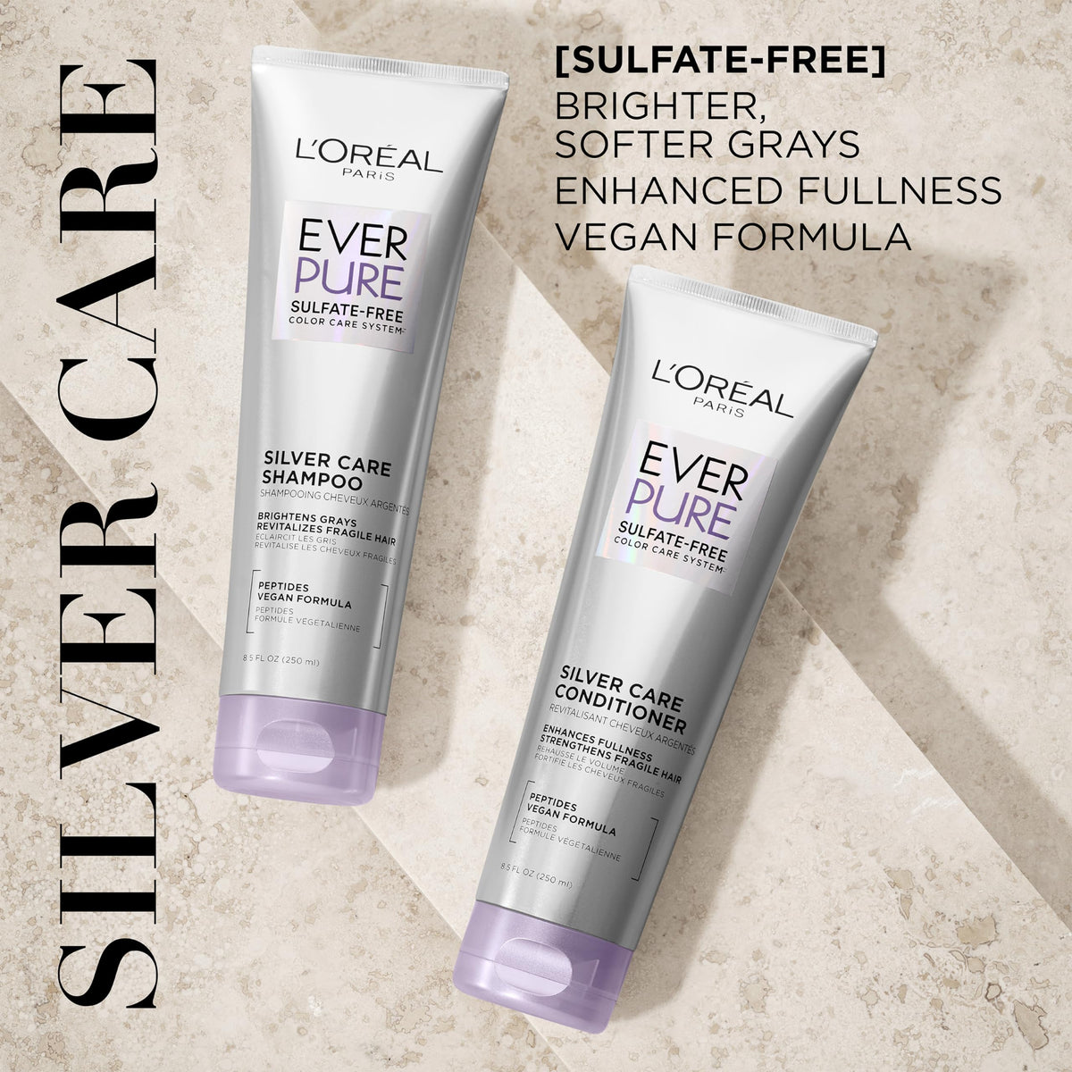 L'Oréal Paris EverPure Silver Care Sulfate-Free Shampoo & Conditioner Set