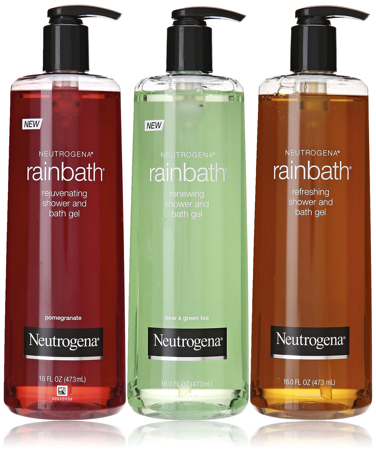 Neutrogena Rainbath Shower and Bath Gel Multi-Pack, 3 x 16 fl oz