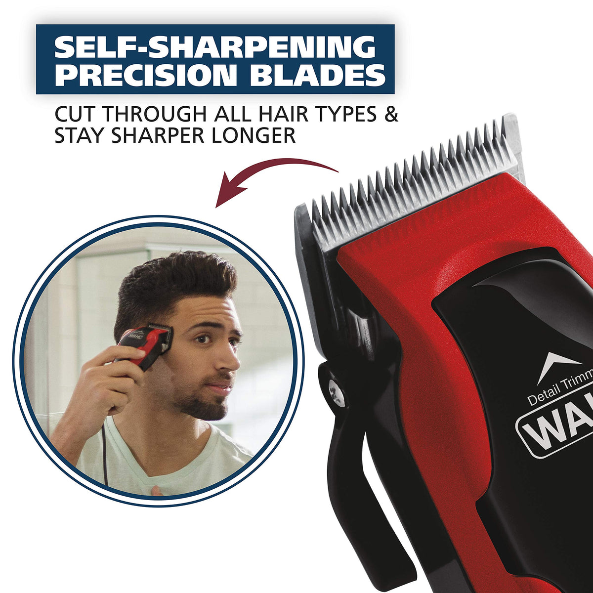 Wahl Clip 'N Trim 2-in-1 Corded Hair Clipper & Beard Trimmer Kit
