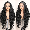 SOKU 13x6 Transparent Lace Frontal Wig, 32-Inch Heat-Resistant Synthetic Hair
