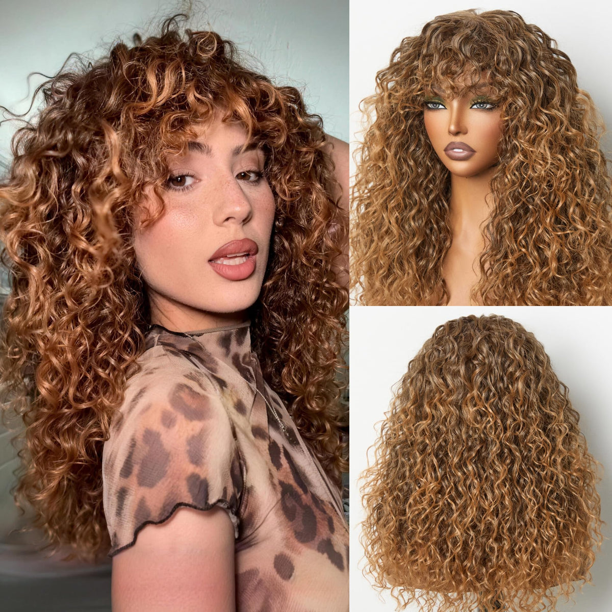 Frodio Curly Wig with Veralux Fiber Blend