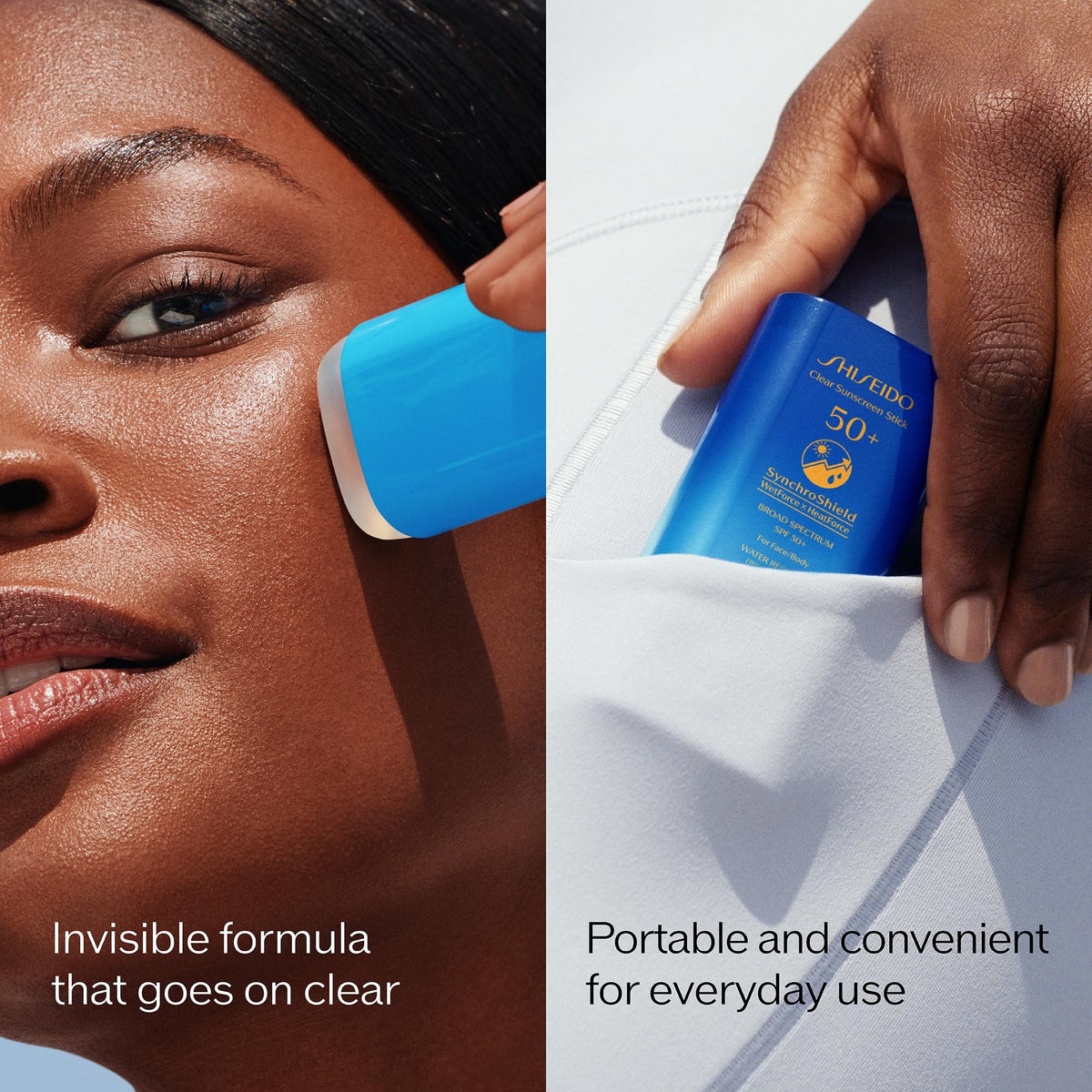Shiseido Clear Sunscreen Stick SPF 50+ Broad-Spectrum Face Sunscreen