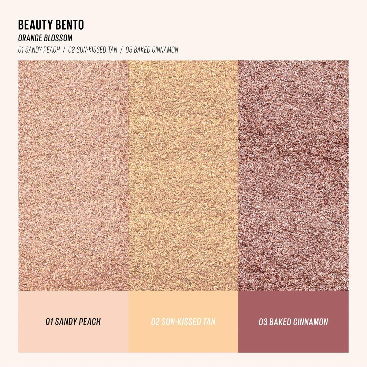 KAJA Beauty Bento Bouncy Eyeshadow Trio