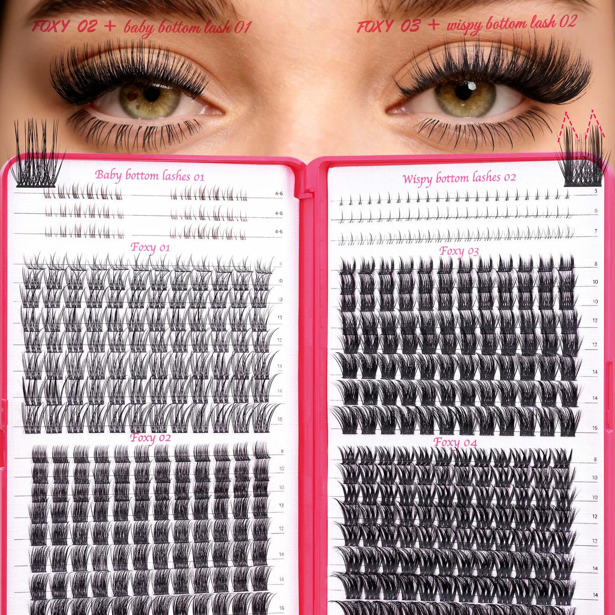Eyelash Clusters