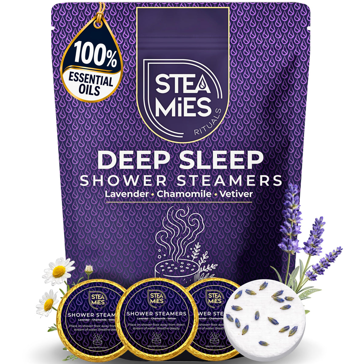 STEAMIES Aromatherapy Shower Steamers Tablets, 15 Pack