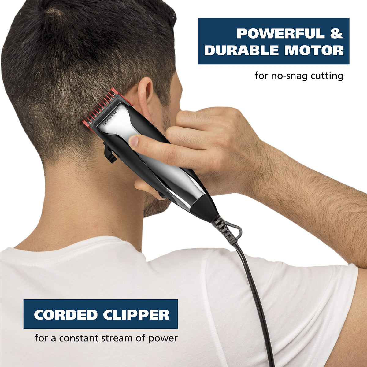 Wahl Home Haircutting Corded Clipper Kit with Adjustable Taper Lever