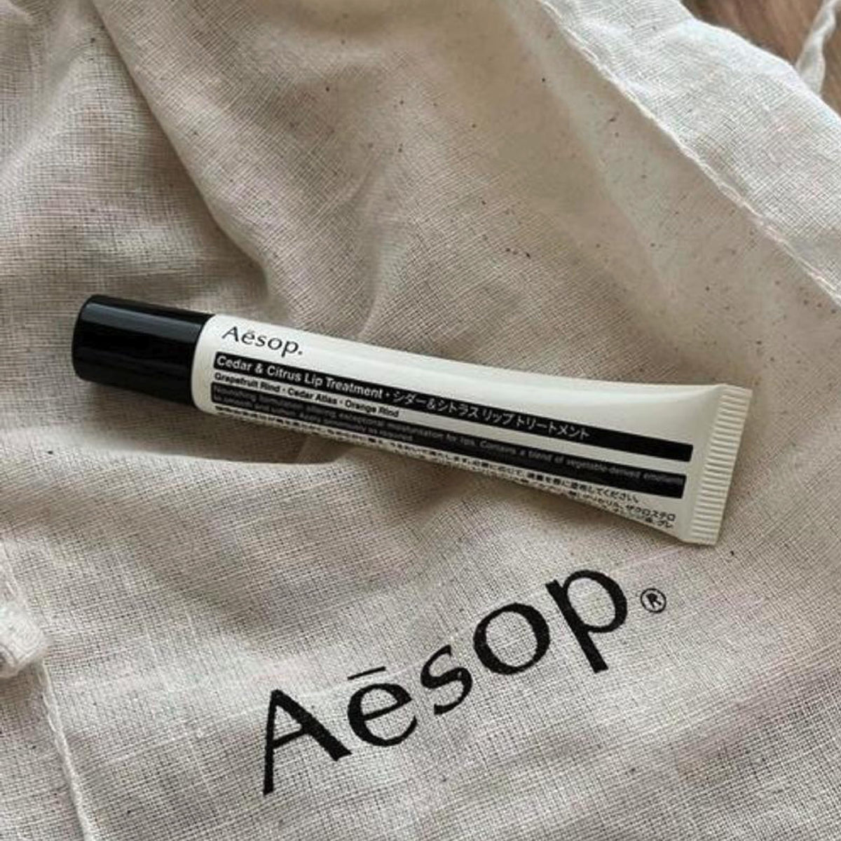 Aesop Cedar & Citrus Lip Balm Nourishing Oil-Gel Treatment, 0.3 fl oz