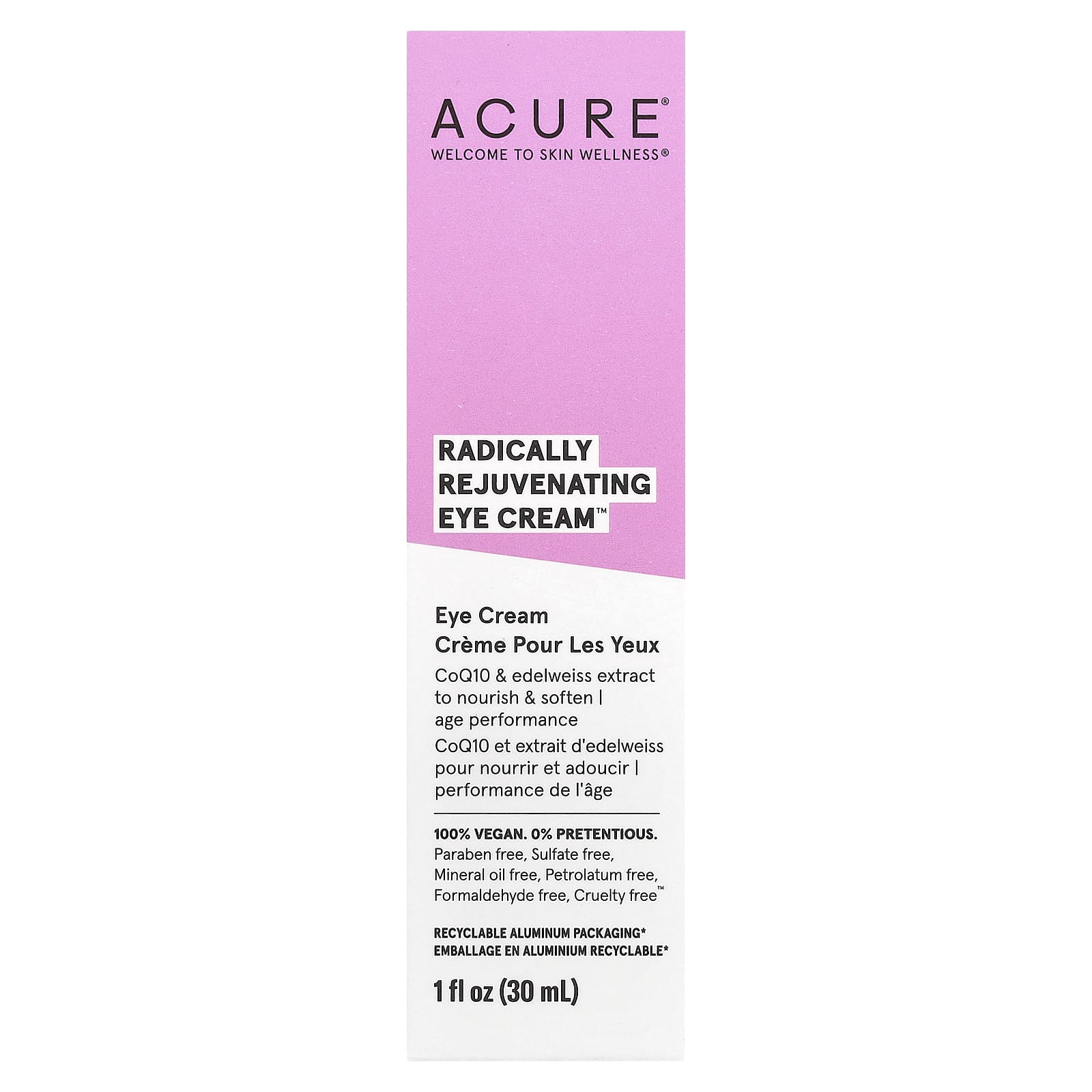 ACURE, Radically Rejuvenating Eye Cream, 1 fl oz (30 ml)