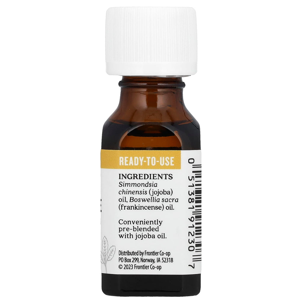 Aura Cacia, Pure Essential Oil in Jojoba Oil, Frankincense, 0.5 fl oz (15 ml)