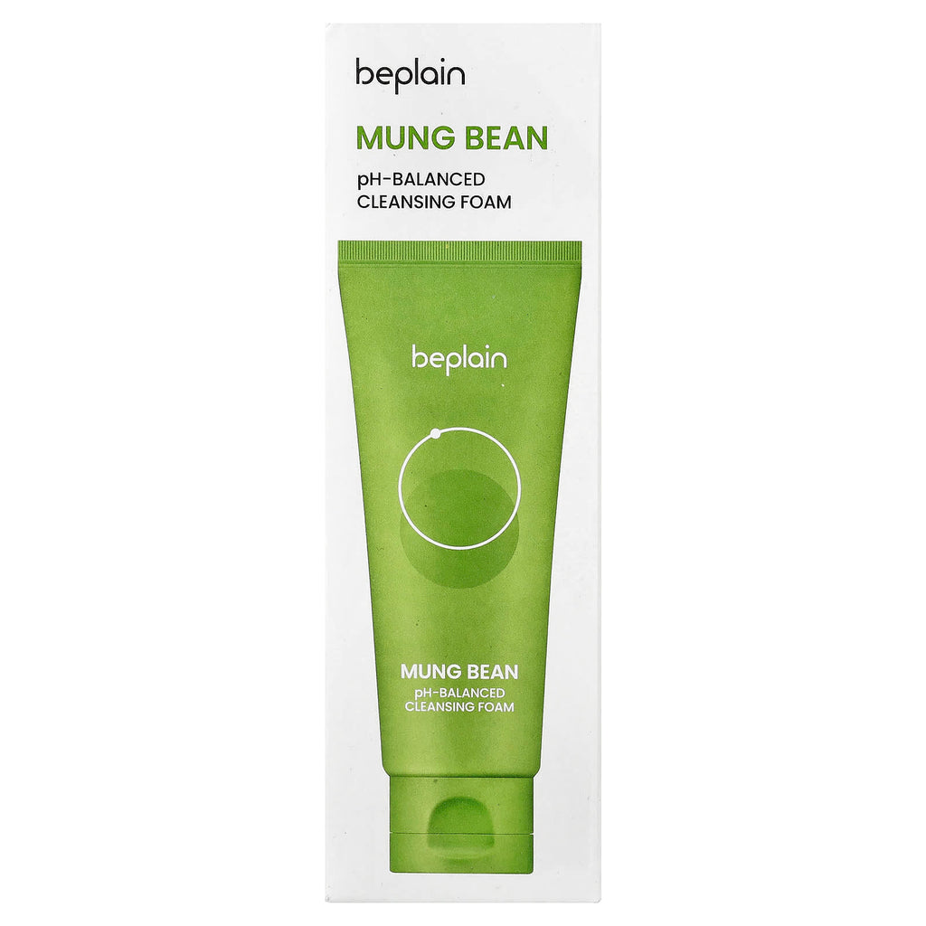 Beplain, Mung Bean, pH-Balanced Cleansing Foam, 5.41 fl oz (160 ml)