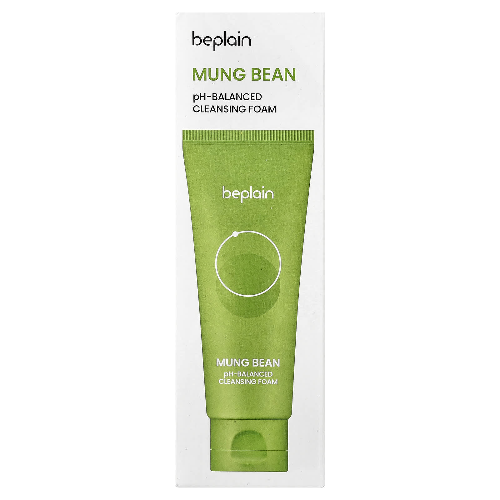 Beplain, Mung Bean, pH-Balanced Cleansing Foam, 5.41 fl oz (160 ml)
