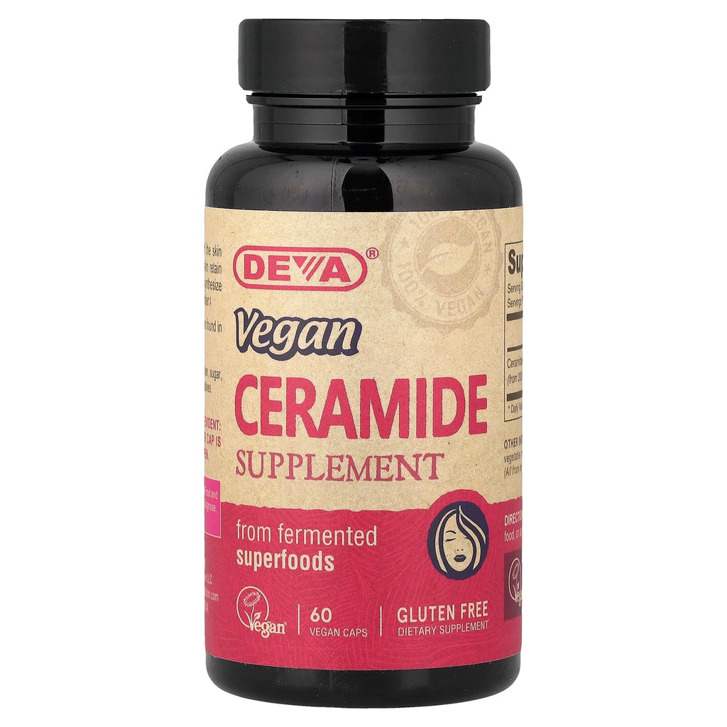 Deva, Vegan Ceramide Supplement, 60 Vegan Caps