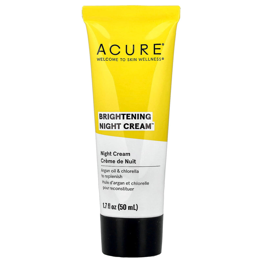 ACURE, Brightening Night Cream™, All Skin Types, 1.7 fl oz (50 ml)