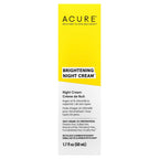 ACURE, Brightening Night Cream™, All Skin Types, 1.7 fl oz (50 ml)