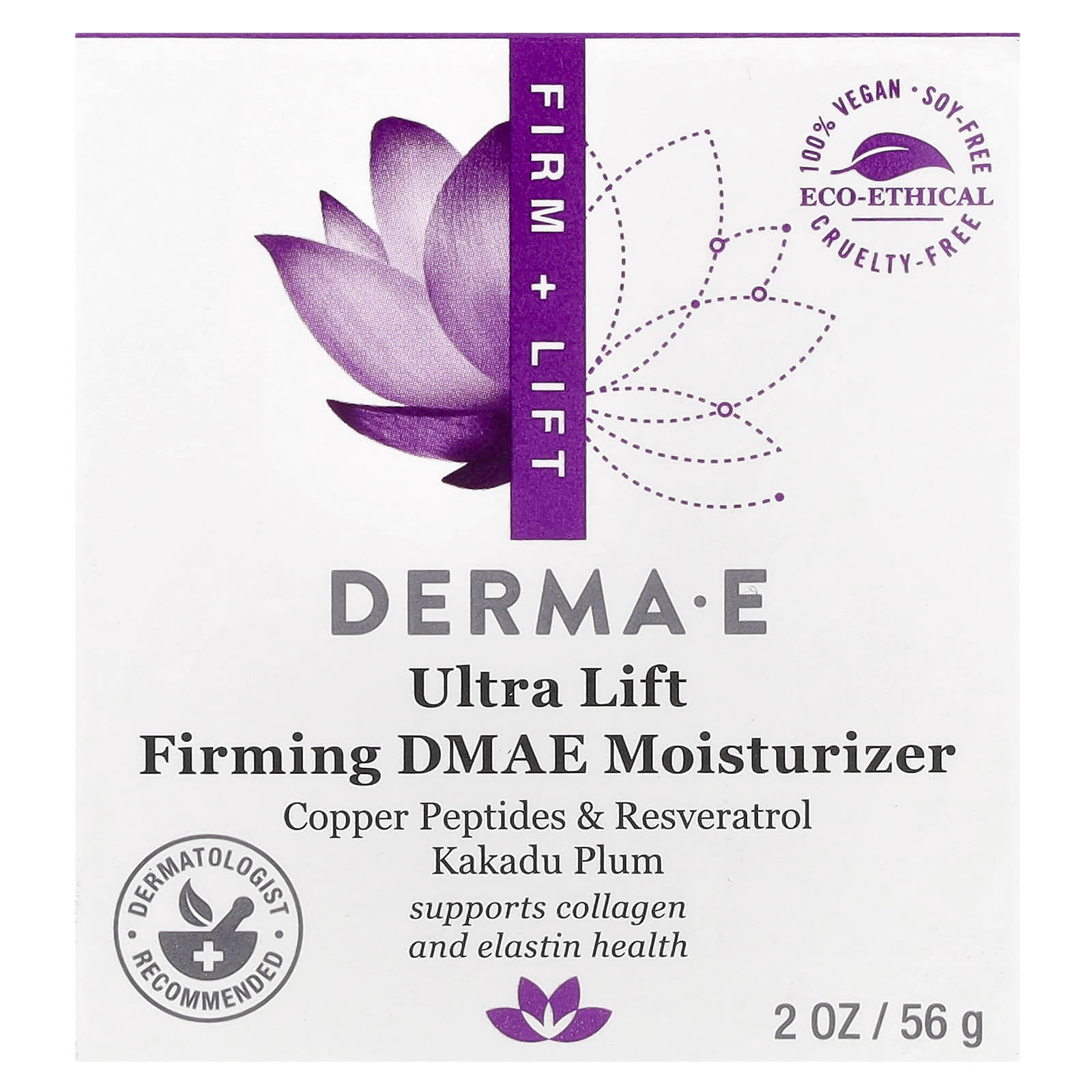 DERMA E, Ultra Lift Firming DMAE Moisturizer, 2 oz (56 g)