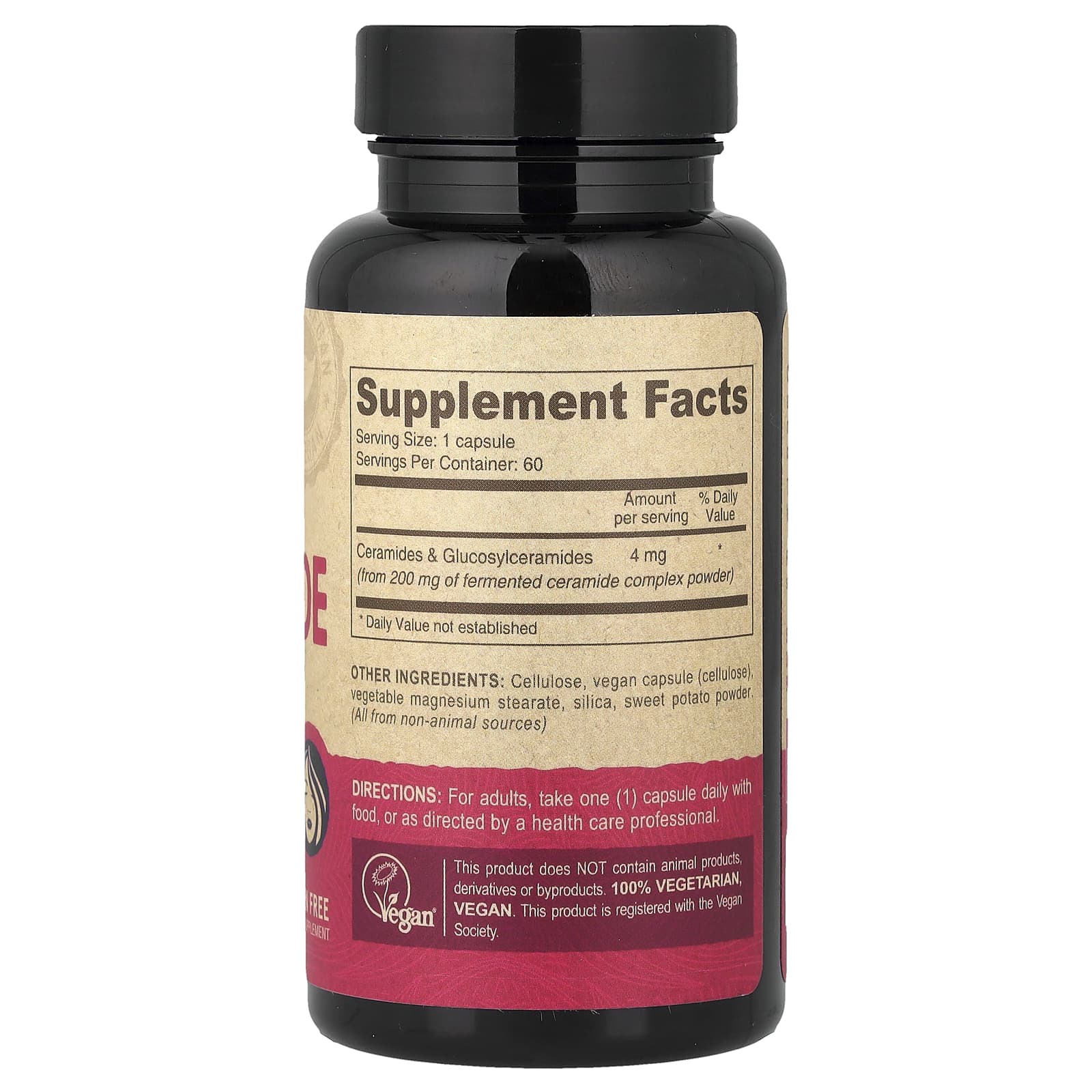 Deva, Vegan Ceramide Supplement, 60 Vegan Caps