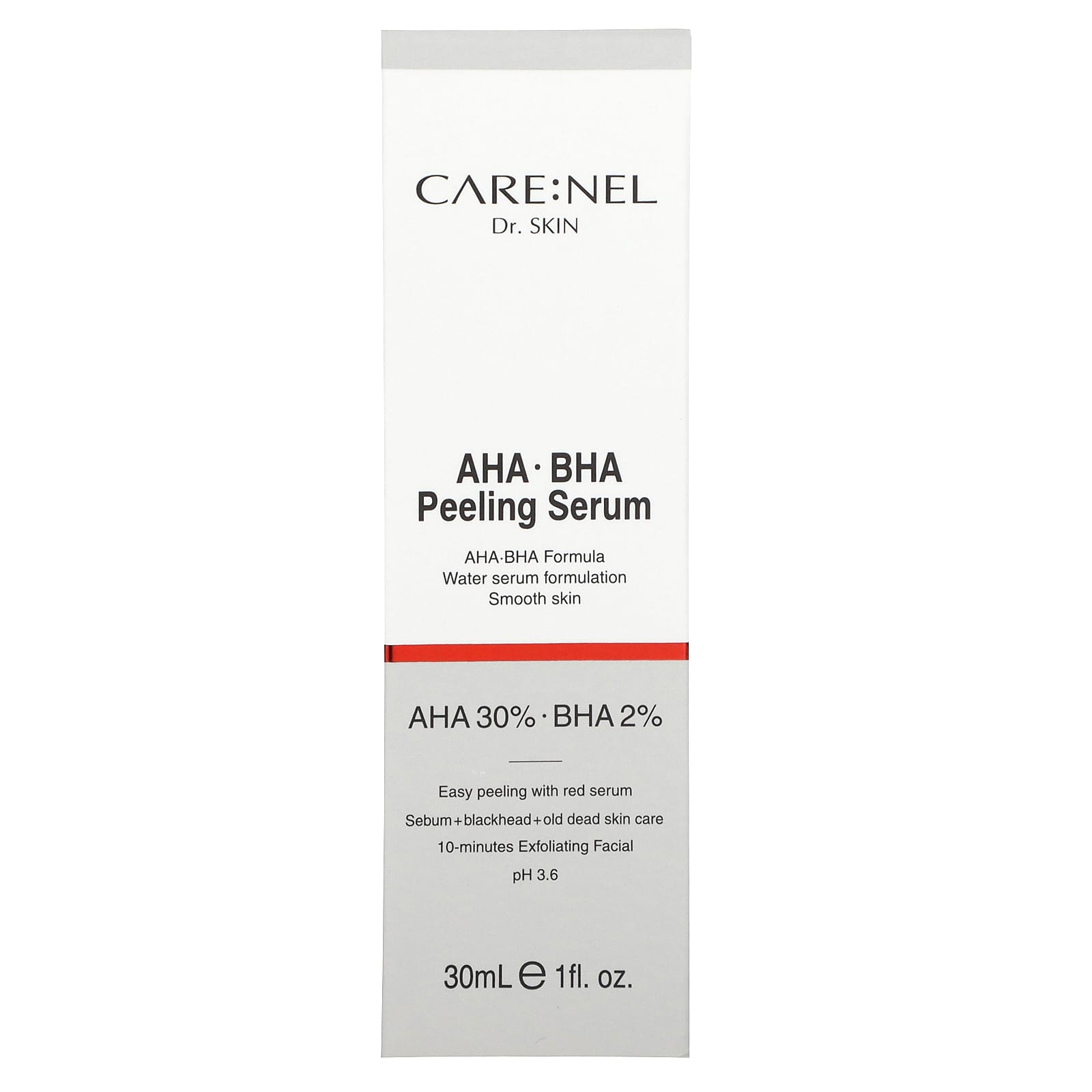 Care:Nel, AHA-BHA Peeling Serum, 1 fl oz (30 ml)
