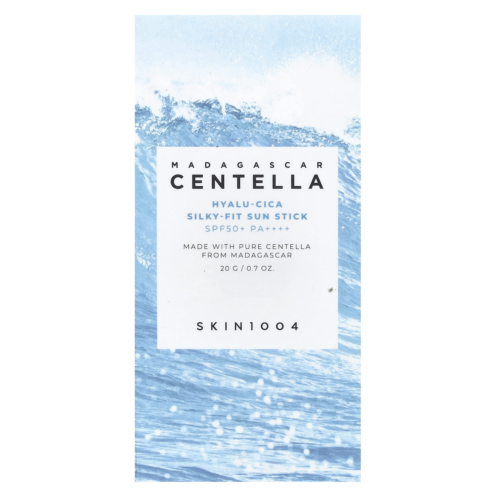 SKIN1004, Madagascar Centella, Hyalu-Cica Silky-Fit Sun Stick, SPF50+ PA++++, 0.7 oz (20 g)
