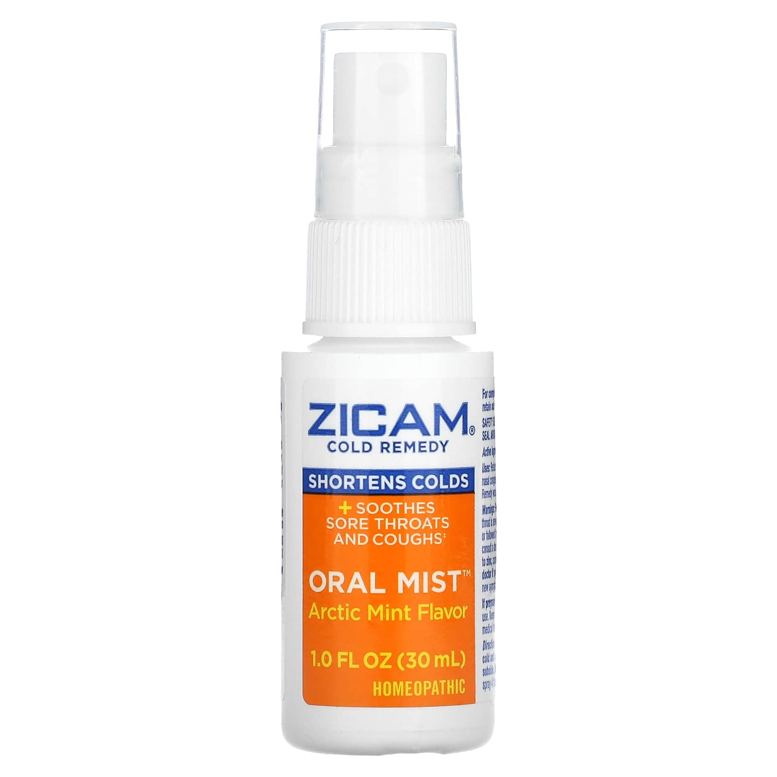 Zicam, Cold Remedy, Oral Mist, Arctic Mint, 1 fl oz (30 ml)
