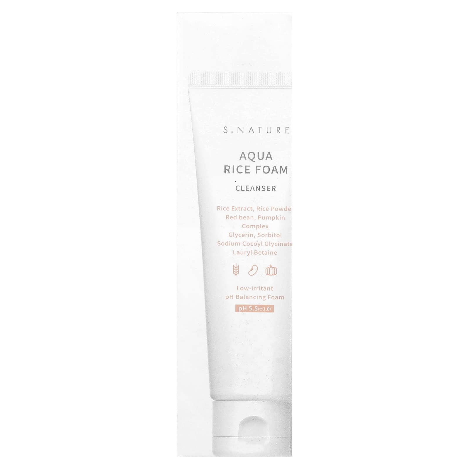 S.NATURE, Aqua Rice Foam Cleanser, 2.7 fl oz (80 ml)