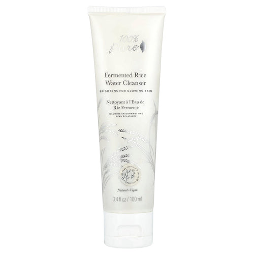 100% PURE, Fermented Rice Water Cleanser, 3.4 fl oz (100 ml)