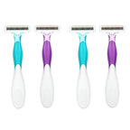 BIC, Soleil Escape, Women's Disposable Razors, Lavender & Eucalyptus, 4 Razors