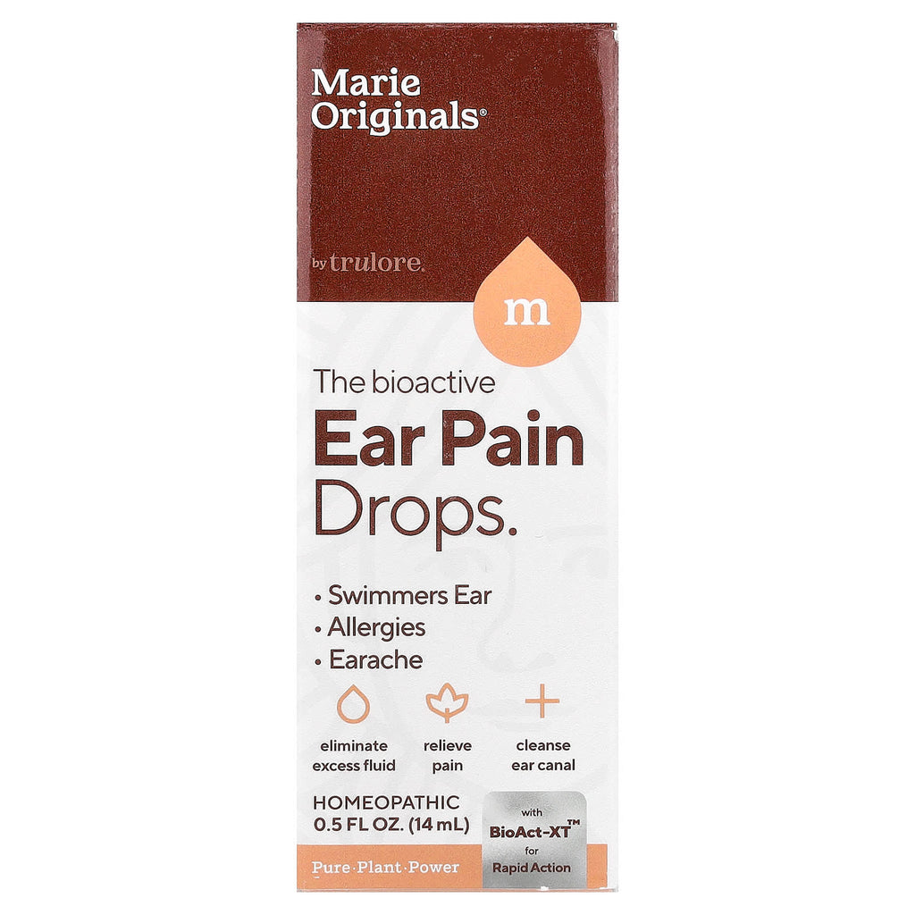 Marie Originals, The Bioactive Ear Pain Drops, 0.5 fl oz (14 ml)