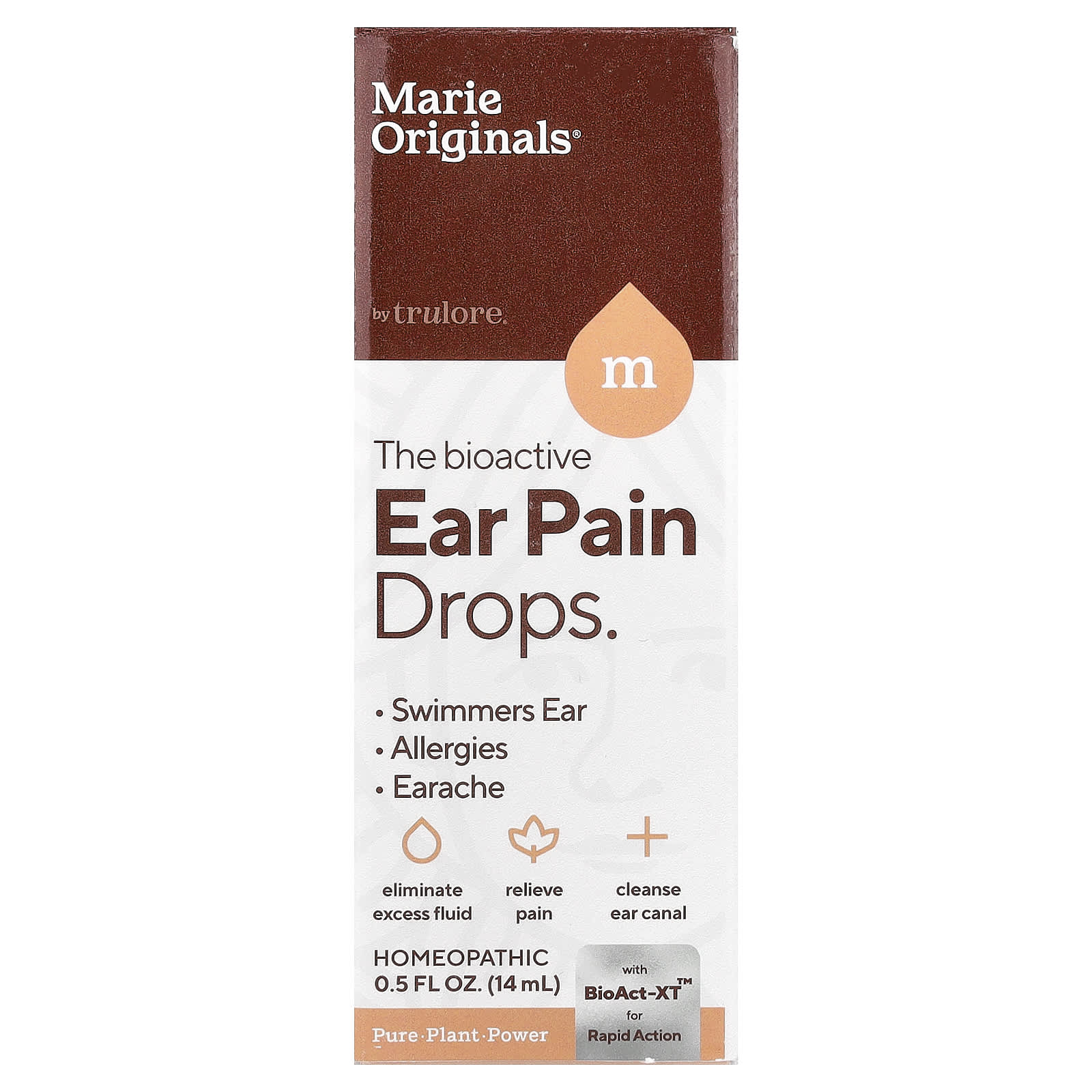 Marie Originals, The Bioactive Ear Pain Drops, 0.5 fl oz (14 ml)