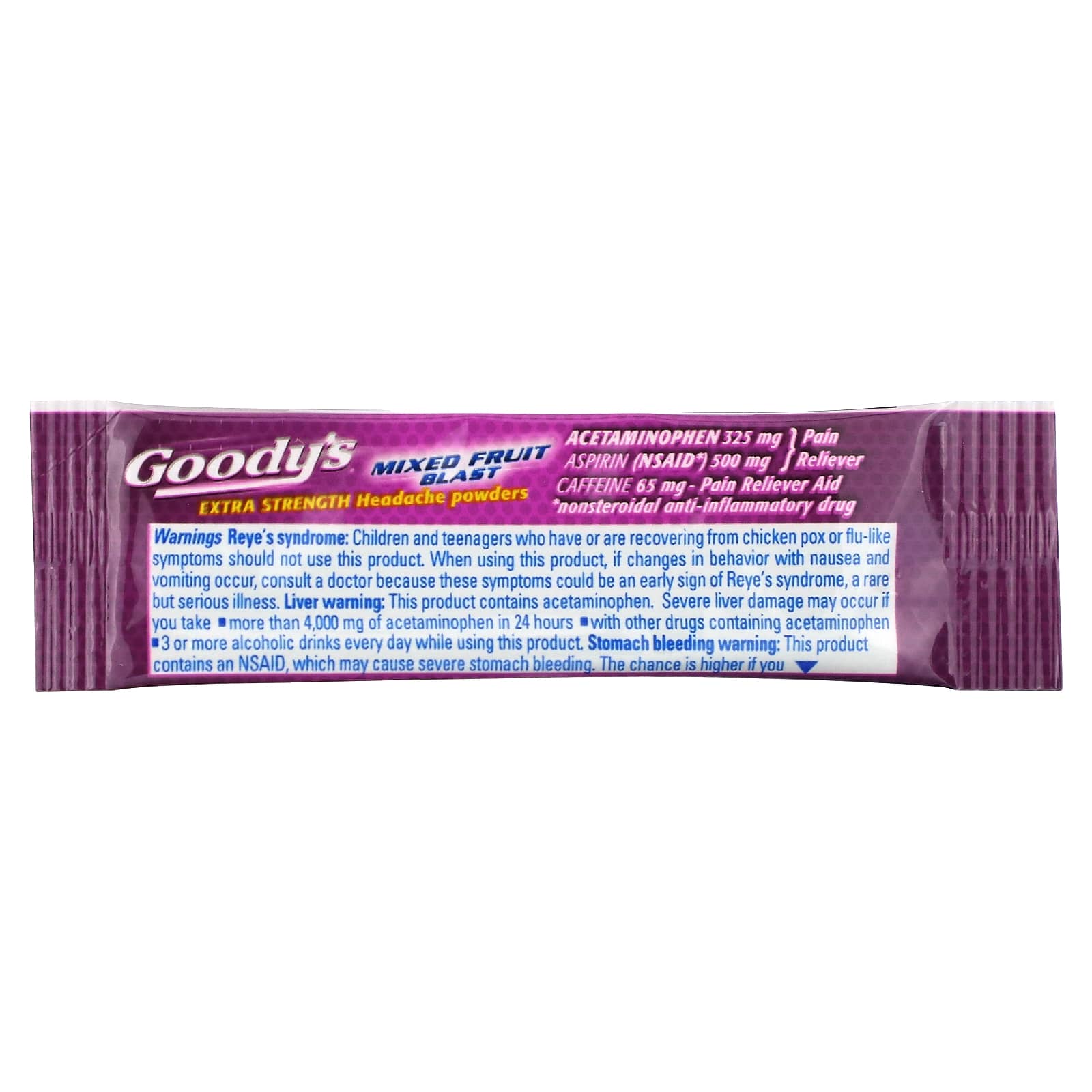 Goody's, Headache Powder, Mixed Fruit Blast, 24 Packs