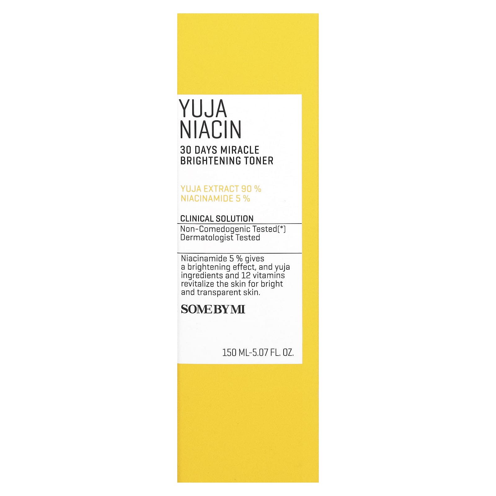 SOME BY MI, Yuja Niacin, 30 Days Bright Miracle Brightening Toner , 5.07 fl oz (150 ml)