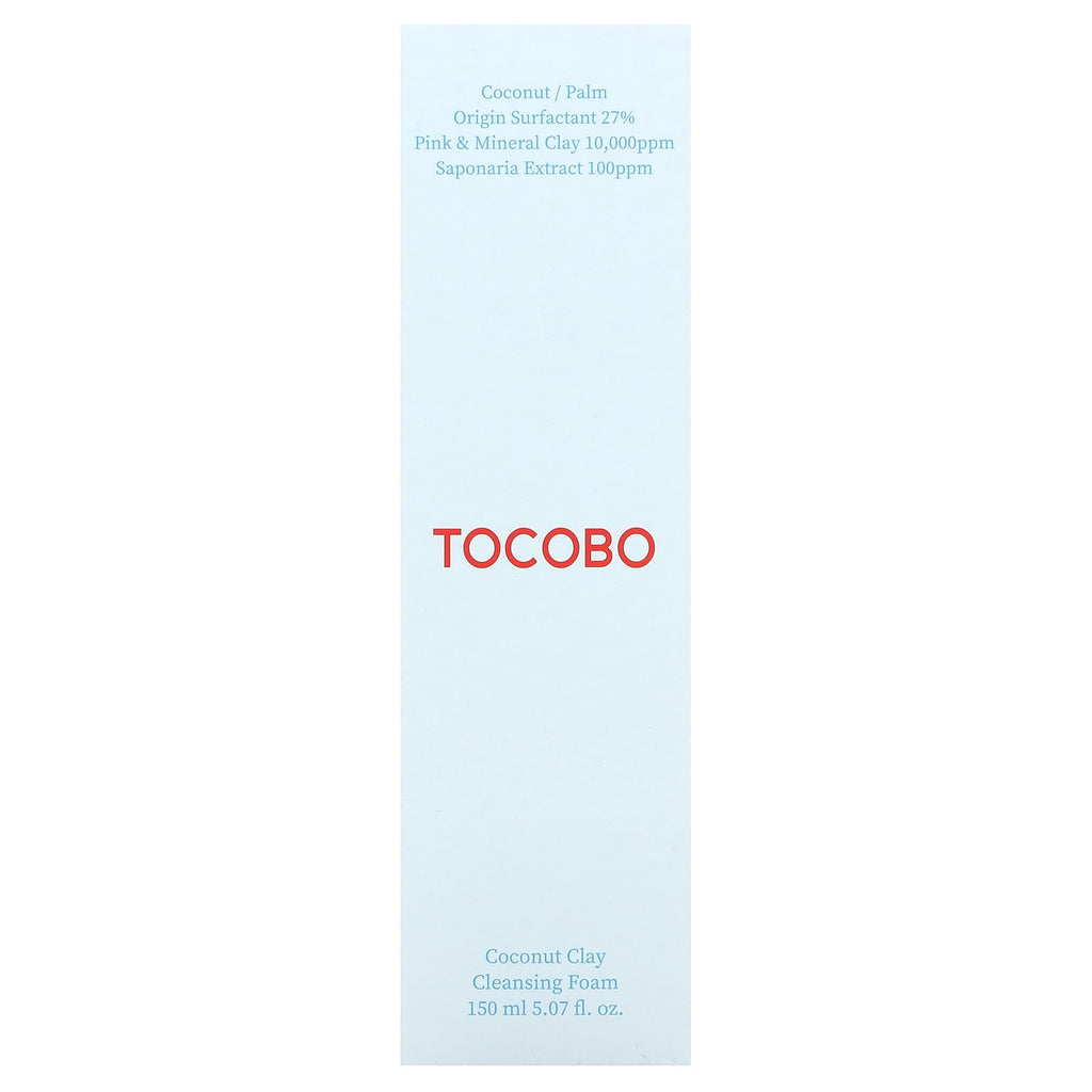 Tocobo, Coconut Clay Cleansing Foam, 5.07 fl oz (150 ml)