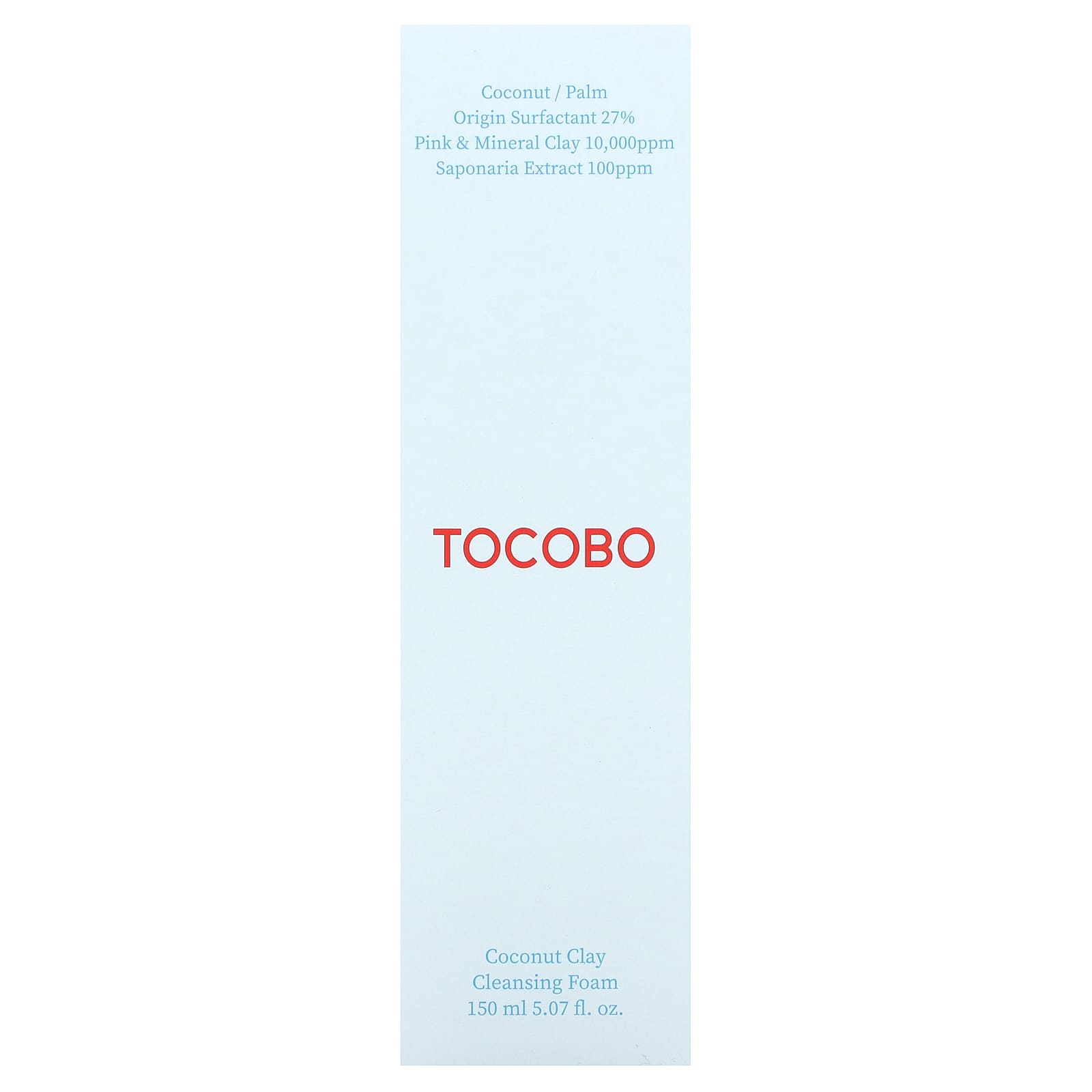 Tocobo, Coconut Clay Cleansing Foam, 5.07 fl oz (150 ml)