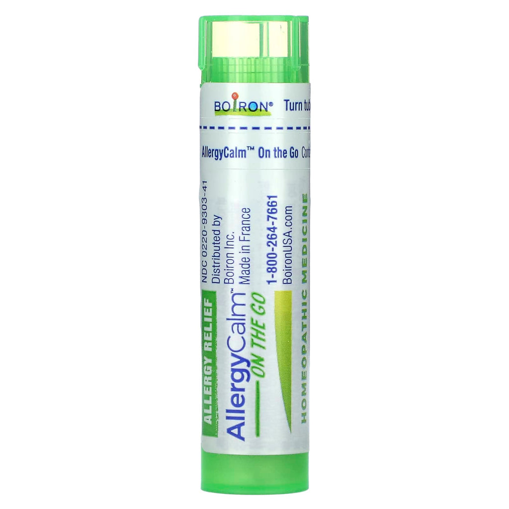 Boiron, AllergyCalm On The Go, 2 Portables Tubes, 80 Pellets Each