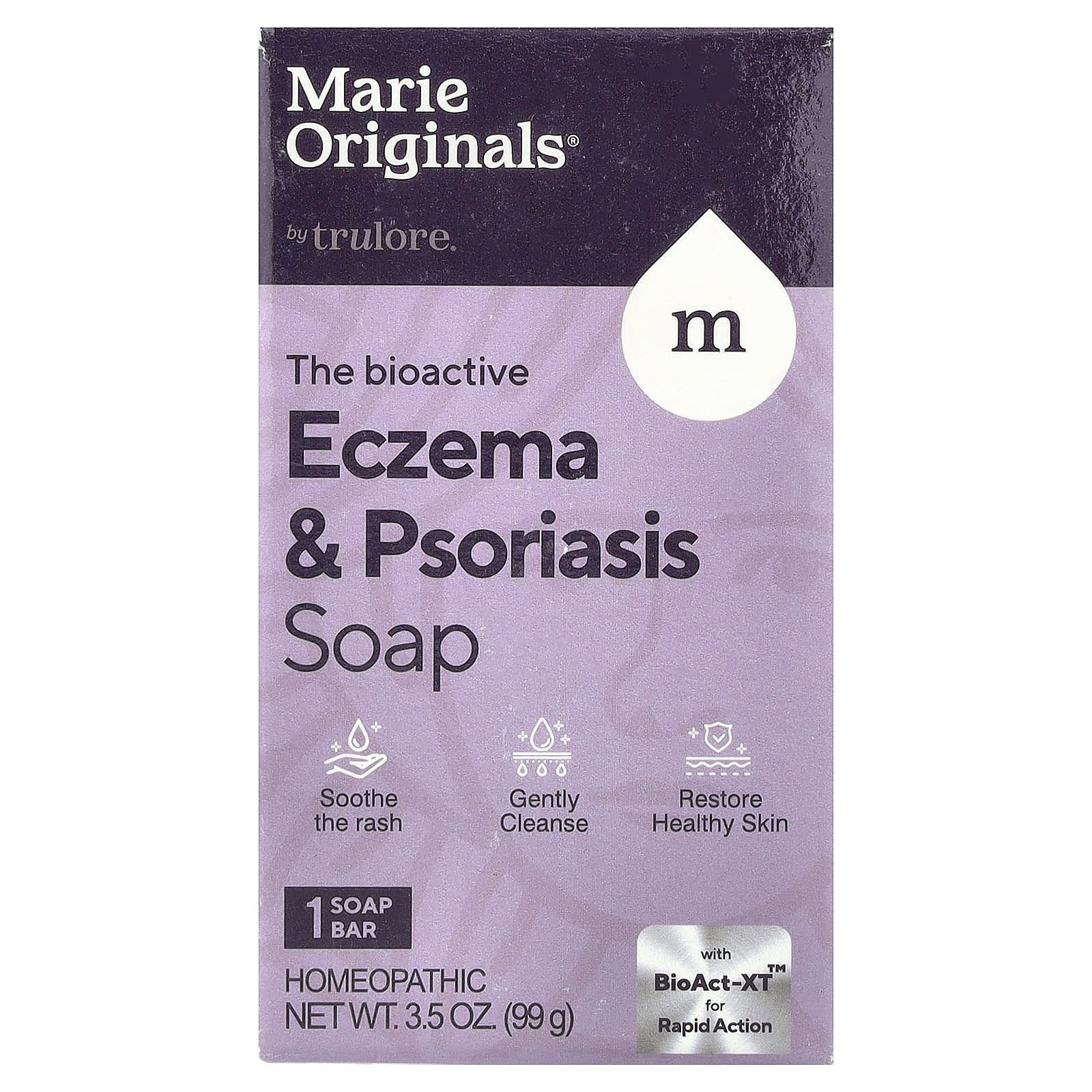 Marie Originals, The Bioactive Eczema & Psoriasis Bar Soap, 3.5 oz (99 g)