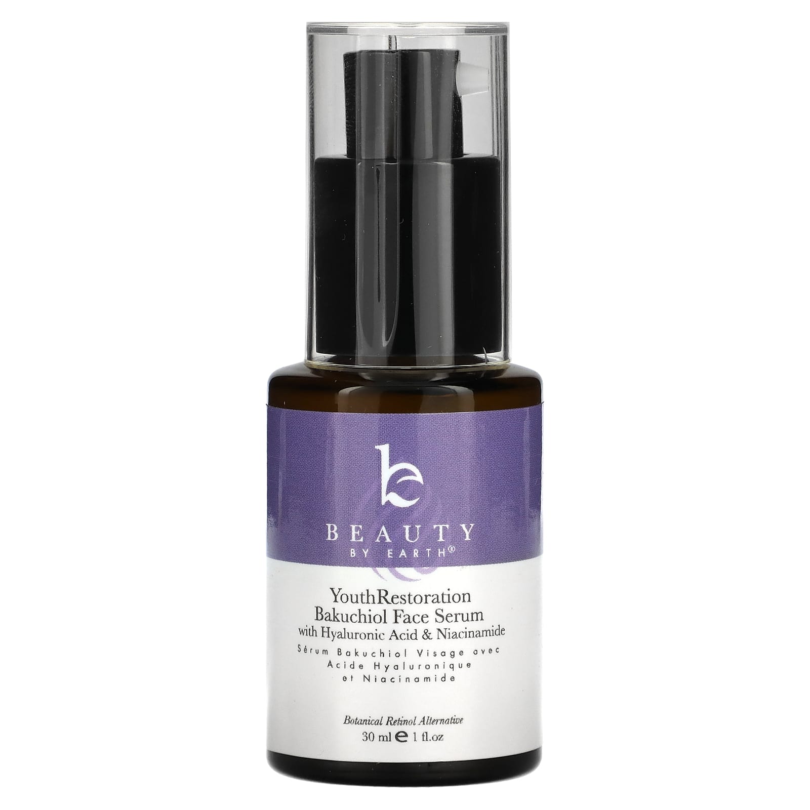 Beauty By Earth, Youth Restoration Bakuchiol Face Serum, 1 fl oz (30 m)