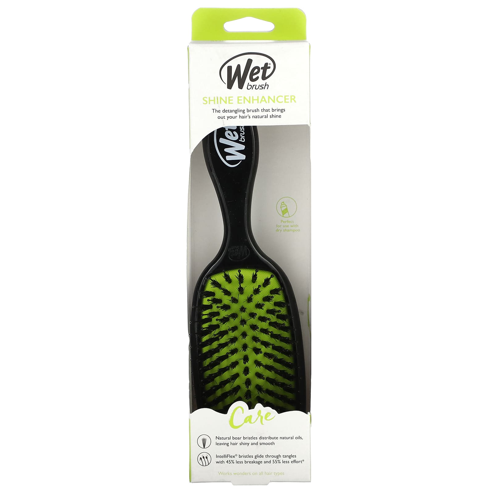 Wet Brush, Shine Enhancer Brush, Care, Black, 1 Brush