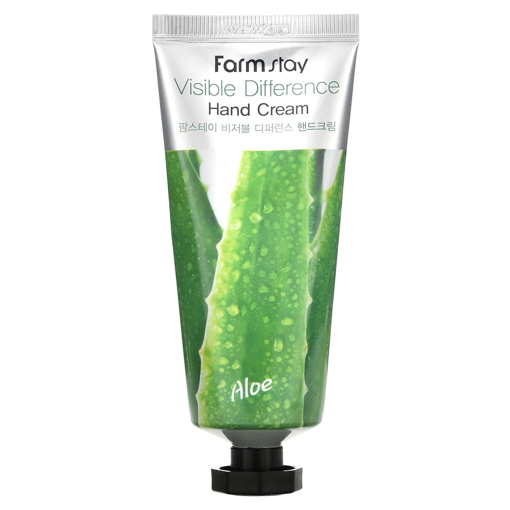 Farmstay, Visible Difference Hand Cream, Aloe, 3.52 oz (100 g)