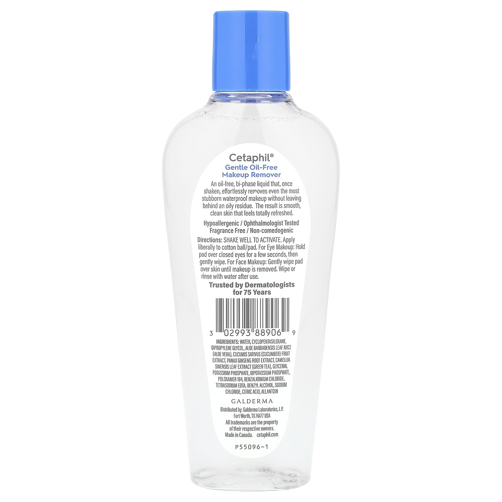 Cetaphil, Gentle Oil-Free Makeup Remover, 6 fl oz (177 ml)