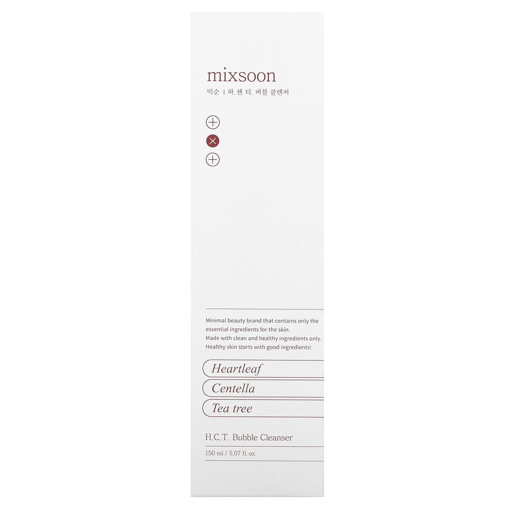 Mixsoon, H.C.T. Bubble Cleanser, 5.07 fl oz (150 ml)