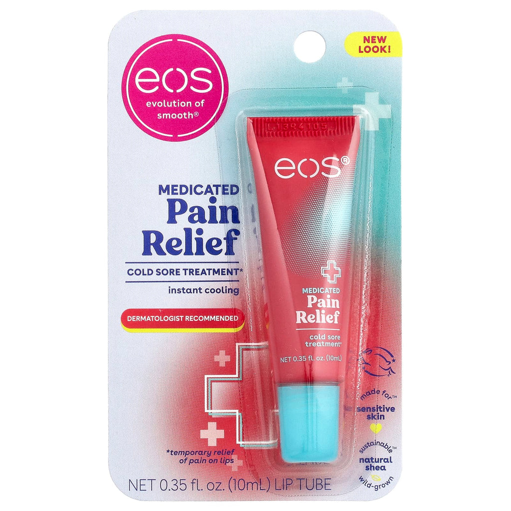 EOS, Medicated Pain Relief, Cold Sore Treatment, 0.35 fl oz (10 ml)