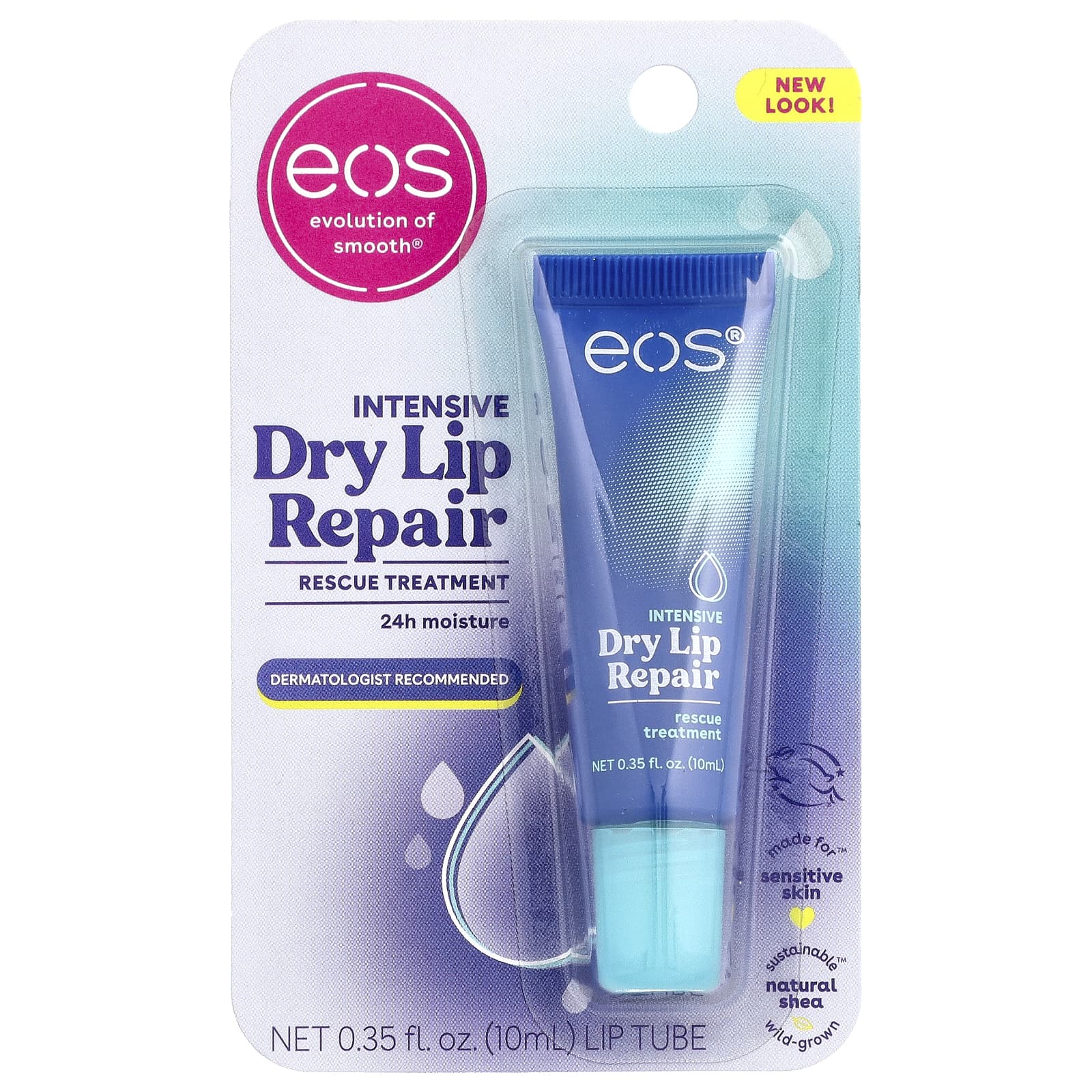 EOS, Intensive Dry Lip Repair, Rescue Treatment, 0.35 fl oz (10 ml)